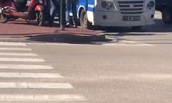 Bursa’da Minibüs Şoförü ile Motokurye Kavga Etti!