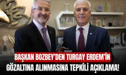 Başkan Bozbey’den Turgay Erdem’in gözaltına alınmasına tepkili açıklama!