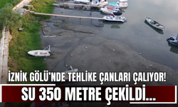 İznik Gölü’nde tehlike çanları çalıyor! Su 350 Metre Çekildi