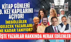 Kitap Günleri 9. Kez Kapılarını Açıyor! İnegöllüler Gelecek Yazarları Ne Kadar Tanıyor? İşte Yazarların Hayat Hikayeleri