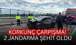 Korkunç çarpışma! 2 jandarma şehit oldu