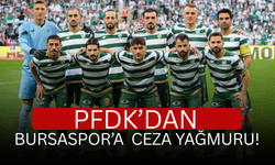 PFDK’dan Bursaspor’a  ceza yağmuru!