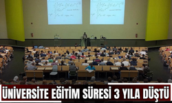 Üniversite eğitim süresi 3 yıla düştü
