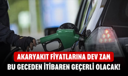Akaryakıta dev zam! Bu geceden itibaren geçerli olacak