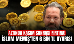 Altında Kasım Sonrası Fırtına! İslam Memiş’ten 6 Bin TL Uyarısı