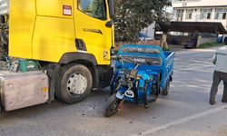 Bursa İznik’te Tır ile Elektrikli Bisiklet Çarpıştı