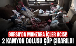 Bursa'da manzara içler acısı! 2 kamyon dolusu çöp çıkarıldı