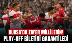 Bursa’da zafer millilerin! Play-off biletini garantiledi