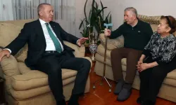 Cumhurbaşkanı Erdoğan, Yüksek İstişare Kurulu üyesi Köksal Toptan'ı ziyaret etti