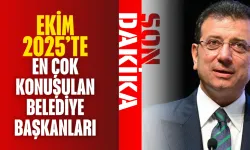 Ekim 2025’te En Çok Konuşulan Belediye Başkanları