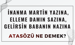 İnanma martin yazına, elleme damın sazına, gelirsin babanın nazına atasözü ne demek?