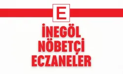 İnegöl'de 4 Kasım 2025 Salı nöbetçi eczaneler