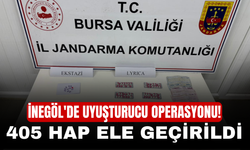 İnegöl'de uyuşturucu operasyonu! 405 hap ele geçirildi