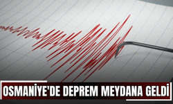 Osmaniye'de Deprem Meydana Geldi
