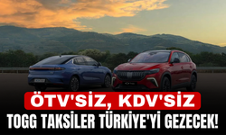 ÖTV'siz, KDV'siz Togg Taksiler Türkiye'yi Gezecek!