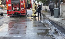 İnegöl’de Piknik Tüpü Alev Aldı! Ev Sahibi Panikle Dışarı Fırlattı