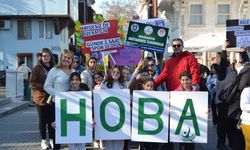 Bursa'nın Mudanya ilçesinde H.O.B.A. projesi kapsamında anlamlı yürüyüş