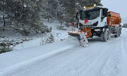 Bolu’da karla mücadelede 61 araç ve 116 personel görev yapıyor