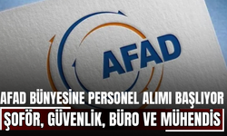 AFAD Bünyesine Personel Alımı Başlıyor! Şoför, Güvenlik, Büro ve Mühendis... İşte İlan Detayları