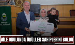 İnegöl'de Aile Okulunda Ödüller Sahiplerini Buldu