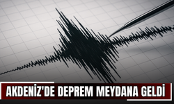 Akdeniz'de Deprem Meydana Geldi