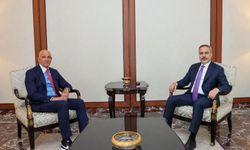 Dışişleri Bakanı Hakan Fidan, ABD’nin Ankara Büyükelçisi Tom Barrack’ı Kabul Etti