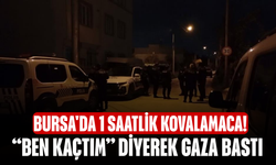 Bursa'da 1 saatlik kovalamaca! “Ben kaçtım” diyerek gaza bastı