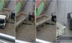 Bursa'da Kamyon Sürücüsü, Park Halindeki Araca Çarpıp Kaçtı