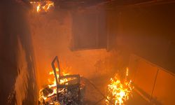 Bursa’da terk edilen evde yangın çıktı