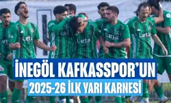 İnegöl Kafkasspor'un 2025-26 İlk Yarı Karnesi