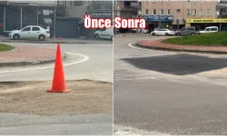 İnegöl’de BUSKİ kazısı sonrası oluşan çukur asfaltlandı