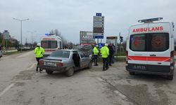 İnegöl'de Feci Kaza! İki Araç Çarpıştı, Yaralılar Var...