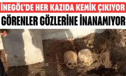 İnegöl’de her kazıda kemik çıkıyor