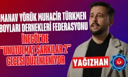 İnegöl’de “Unutulmaz Şarkılar 2” gecesi düzenleniyor