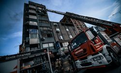 İş hanını alevler sardı, itfaiye 12 kişiyi kurtardı