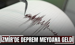 İzmir'de deprem meydana geldi