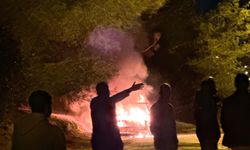 Otomobil patladı, feci şekilde can verdi