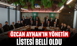 Özcan Ayhan, yeni yönetimi ve projelerini açıkladı