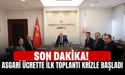 Son dakika! Asgari ücrette ilk toplantı krizle başladı