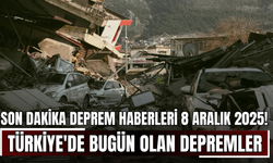 Son Dakika Deprem Haberleri 8 Aralık 2025! Türkiye'de Bugün Olan Depremler