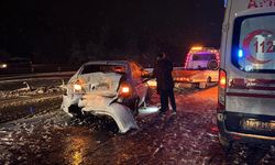 TEM’in Bolu geçişinde ortalık savaş alanına döndü! 7 araç birbirine çarptı