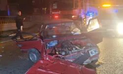 İnegöl'de kaza: 2 kişi yaralandı