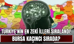 Türkiye'nin En Zeki İlleri Sıralandı! Bursa Kaçıncı Sırada?