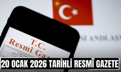 20 Ocak 2026 Tarihli ve 33143 Sayılı Resmî Gazete