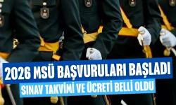 2026 MSÜ Başvuruları Başladı: Sınav Takvimi ve Ücreti Belli Oldu
