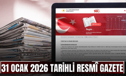 31 Ocak 2026 Tarihli ve 33154 Sayılı Resmî Gazete