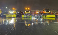 Sabiha gökçen havalimanı'nda kar yağışı alarmı verildi