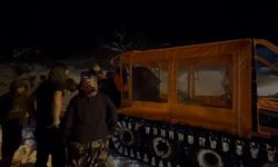 Hasta kadının imdadına paletli araçla AFAD yetişti