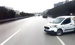 Bursa'da otoyolda facianın eşiğinden dönüldü