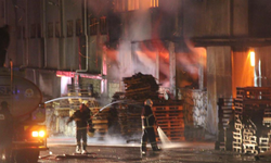 Adana’da fabrika yangını